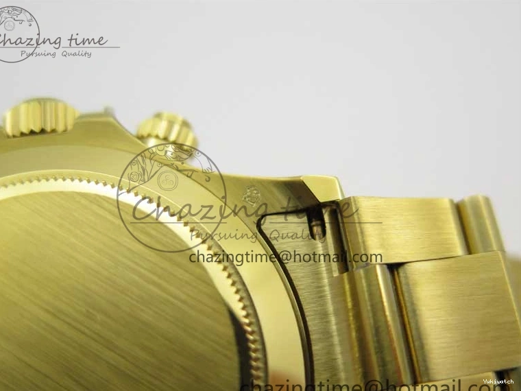 YG Daytona Edition Green YG 1:1 Best Bracelet Steel 904L KKF A7750 Dial on 0401